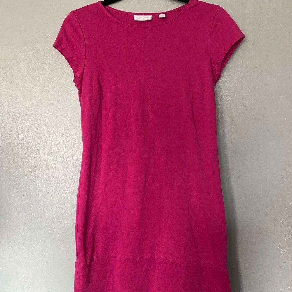 New York and Company Pink T-Shirt Dress XS